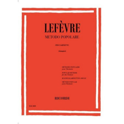         Metodo Popolare Per Clarinetto - Jean Xavier Lefevre / Arr. Alamiro Giampieri
    