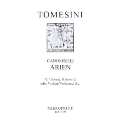         Canonische Arien - Giovanni Paolo Tomesini / Arr. Winfried Michel
    