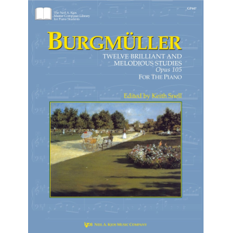 Burgmüller: 12 brillante und melodische Etüden, Op. 105 / 12 Brilliant & Melodius Studies, Op. 105