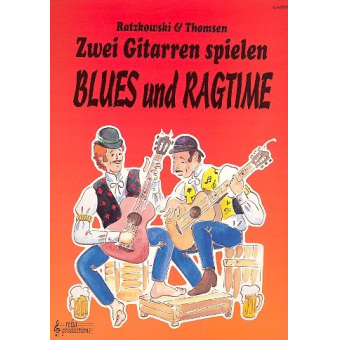 Zwei Gitarren spielen Blues and Ragtime