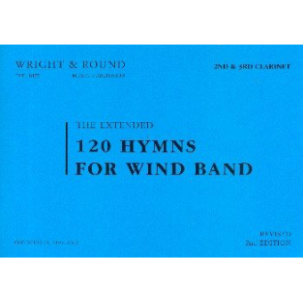 120 Hymns for Wind Band (DIN A 5 Edition) - 06 2nd & 3rd Clarinet