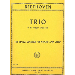         Trio B flat major op.11 for piano, clarinet (violin) and cello - Ludwig van Beethoven / Arr. Isidor Philipp
    