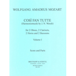         Cosi fan tutte Band 1 (Harmoniemusik) - Wolfgang Amadeus Mozart / Arr. Johann Nepomuk Wendt
    
