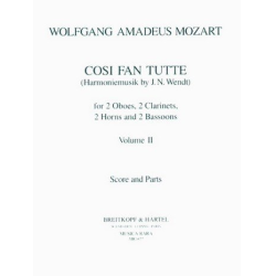         Cosi fan tutte Band 2 (Harmoniemusik) - Wolfgang Amadeus Mozart / Arr. Johann Nepomuk Wendt
    