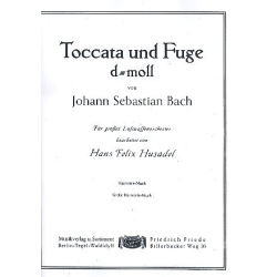         Toccata und Fuge d-moll BWV565 : - Johann Sebastian Bach
    