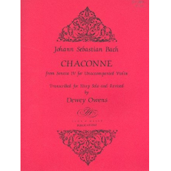         Chaconne BWV 1004 - Johann Sebastian Bach / Arr. Dewey Owens
    