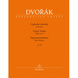         Gypsy Songs Op.55 (High Voice & Piano) - Antonin Dvorak / Arr. Veronika Vejvodová
    