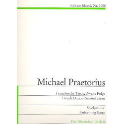         Französische Tänze aus Terpsichore Band 2 - Pierre Caroubel / Arr. Michael Praetorius
    