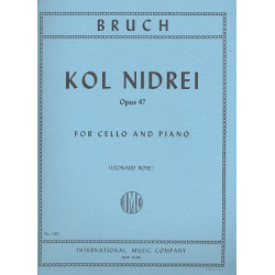         Kol nidrei op.47 for cello and piano - Max Bruch / Arr. Leonard Rose
    