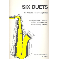         6 Duets for alto and tenor saxophones - Paul Harvey
    
