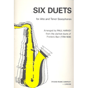6 Duets for alto and tenor saxophones