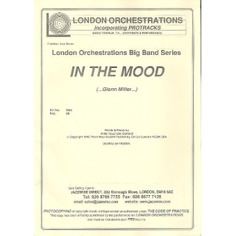 In the Mood : for big band