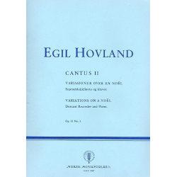         Cantus 2 op.83 no.1 for descant recorder and piano - Egil Hovland
    