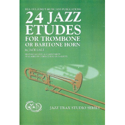         24 Jazz Etudes (+CD) for trombone or baritone horn - Jack Gale
    