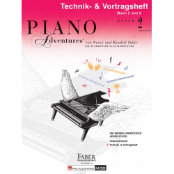         Piano Adventures: Technik- & Vortragsheft Stufe 2 - Nancy Faber
    