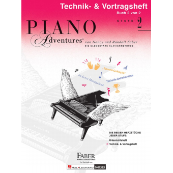 Piano Adventures: Technik- & Vortragsheft Stufe 2