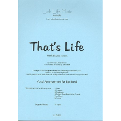         That's Life (Frank Sinatra version) : - Dean Kay
    