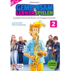        Gemeinsam Lernen und Spielen Band 2 - Altsaxophon - Michiel Oldenkamp
    