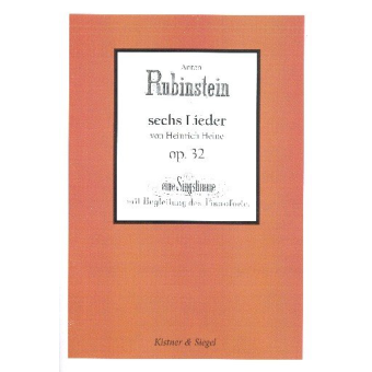 6 Lieder (Heinrich Heine) op.32 für Singstimme und Klavier