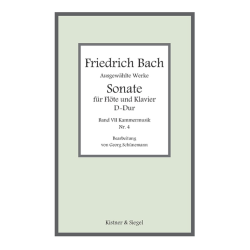         Sonate D-Dur für Flöte und Bc - Johann Christoph Friedrich Bach
    