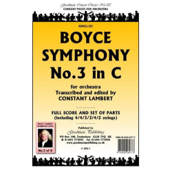         Symphony No.3 in C (Lambert) Pack Orchestra - William Boyce / Arr. Constant Lambert
    