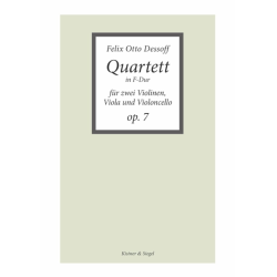         Quartett F-Dur op.7 - Felix Otto Dessoff
    