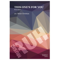         This One's For You - David; Dean Guetta / Arr. Christian Meier
    