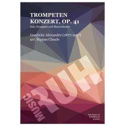         Concerto Op. 41 / Trompetenkonzert Opus 41 - Alexander Goedicke / Arr. Claude Rippas
    