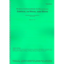         Zuhören, zu Hören, zum Hören : für Blasorchester - Marcus Graf
    