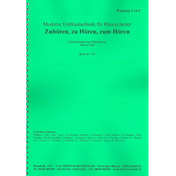         Zuhören, zu Hören, zum Hören : für Blasorchester - Marcus Graf
    