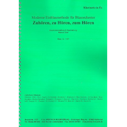         Zuhören, zu Hören, zum Hören : für Blasorchester - Marcus Graf
    