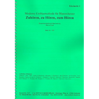 Zuhören, zu Hören, zum Hören : für Blasorchester