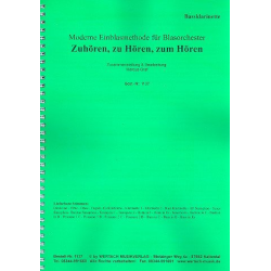         Zuhören, zu Hören, zum Hören : für Blasorchester - Marcus Graf
    