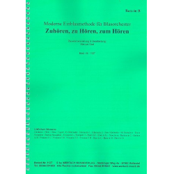         Zuhören, zu Hören, zum Hören : für Blasorchester - Marcus Graf
    