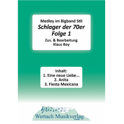         Schlager der 70'er (Medley) - Big Band Ausgabe - Diverse / Arr. Klaus Boy
    