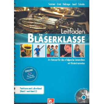 Leitfaden Bläserklasse Band 1 und 2 (+DVD-ROM)