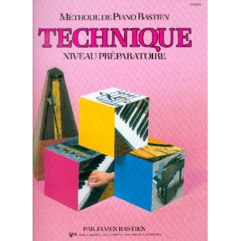 Méthode de piano Bastien - technique niveau préparatoire (frz)