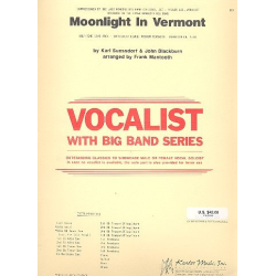         Moonlight in Vermont  : for solo vocal - Karl Suessdorf
    