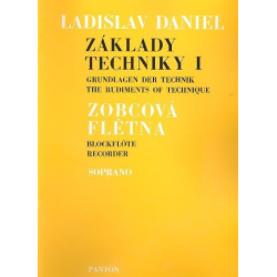         Grundlagen der Technik für Sopranblockflöte, Band 1 - Ladislav Daniel
    