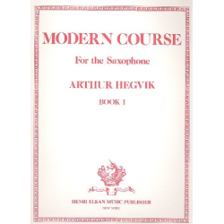         Modern Course for the saxophone vol.1 - Arthur Hegvik
    