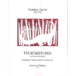         4 Sketches for bassoon and piano - Gordon Jacob
    