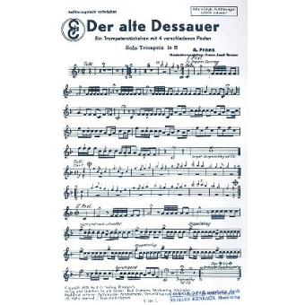 Der alte Dessauer : für Blasorchester