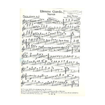 Unsere Garde  und  Unsere Marine