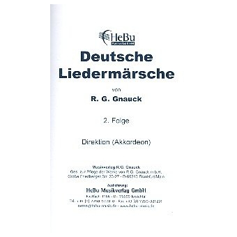 Deutsche Liedermärsche Band 2 :