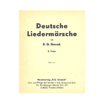 Deutsche Liedermärsche Band 2 :
