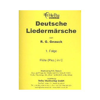 Deutsche Liedermärsche Band 1 :
