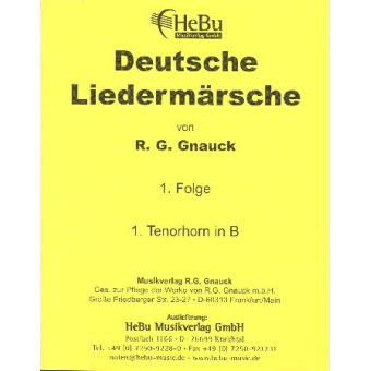 Deutsche Liedermärsche Band 1 :