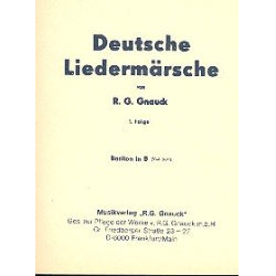        Deutsche Liedermärsche Band 1 : - R. G. Gnauck
    