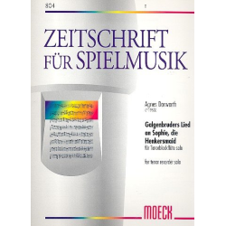         Galgenbruders Lied an Sophie die Henkersmaid - Agnes Dorwarth
    