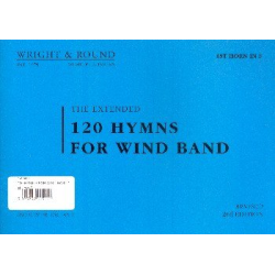         120 Hymns for Wind Band (DIN A 5 Edition) - 13  1st  Horn  in F
    